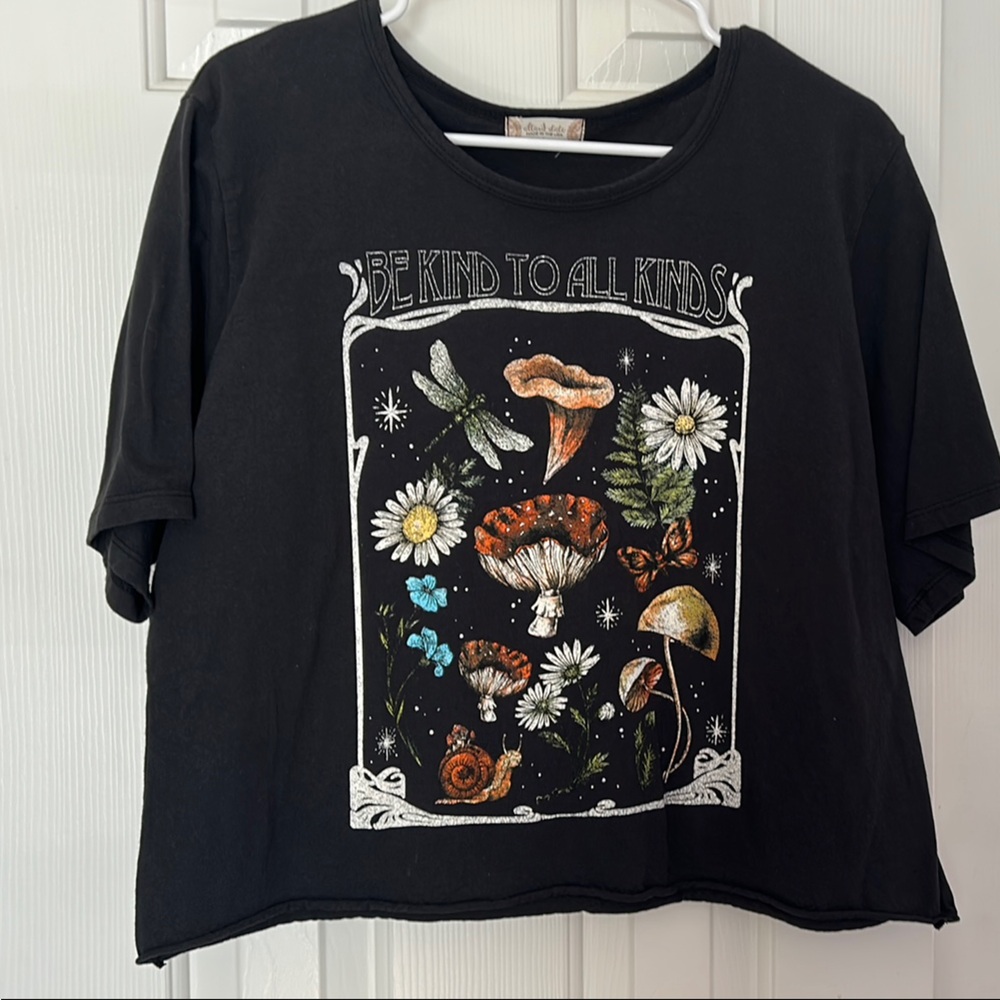 Altar'd State Black Graphic Tee
